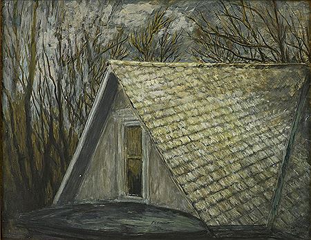 "Rooftop in trees"