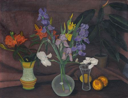Stillleben mit Schwertlilien by Heribert Fischer-Geising - Auction record, sale price, and art valuation. Compare with similar artists and explore comparable artworks.