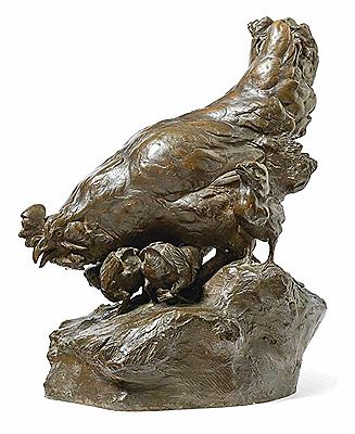 Hen with her chicks by Bela Markup - Auction record, sale price, and art valuation. Compare with similar artists and explore comparable artworks.