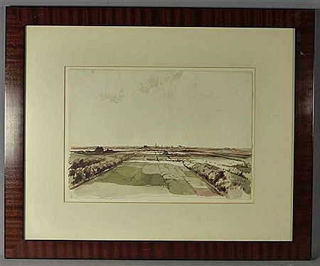 Canal landscape by Gustav Wolf - Auction record, sale price, and art valuation. Compare with similar artists and explore comparable artworks.