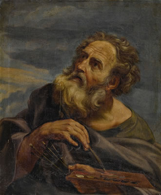 SAINT LUKE by Giovanni Battista Gaulli - Auction record, sale price, and art valuation. Compare with similar artists and explore comparable artworks.