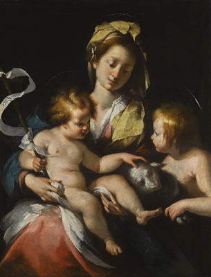 MADONNA AND CHILD WITH THE INFANT SAINT JOHN THE BAPTIST