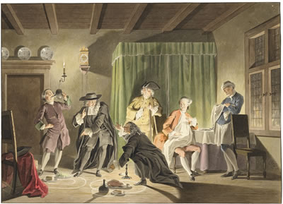 GENTLEMEN DISCUSSING COPERNICAN THEORY (A SCENE FROM THE THEATER) by Jacob Buys - Auction record, sale price, and art valuation. Compare with similar artists and explore comparable artworks.