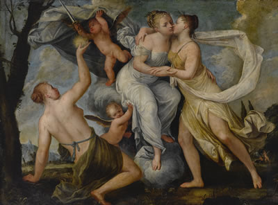 AN ALLEGORY OF TRUTH, JUSTICE, AND INNOCENCE by Marco Liberi - Auction record, sale price, and art valuation. Compare with similar artists and explore comparable artworks.