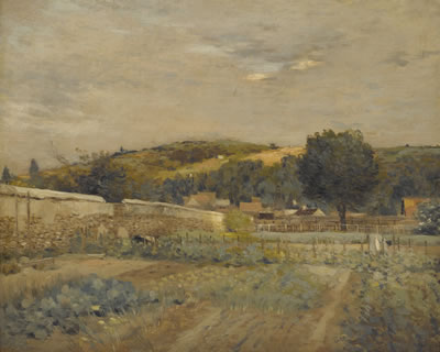 TENDING THE GARDEN by Jean Charles Cazin - Auction record, sale price, and art valuation. Compare with similar artists and explore comparable artworks.