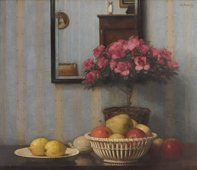 STILL LIFE WITH AZALEAS