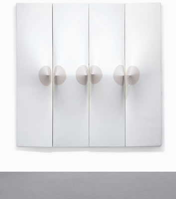 Sample artwork by Zilia Sanchez (Born 1928), known for erotica painting and sculpture, set design - View similar artists and auction records