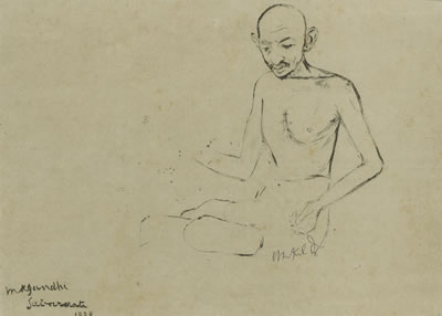 MK GANDHI, SABARMATI by Mukul Dey - Auction record, sale price, and art valuation. Compare with similar artists and explore comparable artworks.