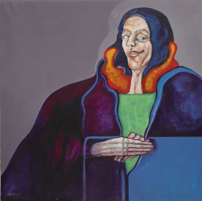 RETRATO IMAGINARIO CON PASAMANOS