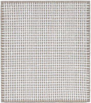 WOVEN GRID AS WARP AND WEFT, 38 X 38 (WHITE)