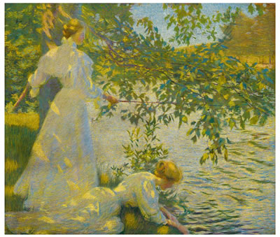 Sample artwork by Philip Leslie Hale (1865 - 1931), known for landscape, figure, genre and portrait painting, teaching - View similar artists and auction records