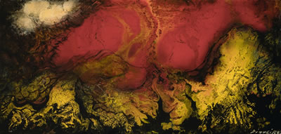 PAISAJE ROJO (ABSTRACCIÓN)