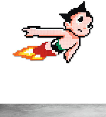 Sample artwork by Invader (Born 1969), known for graffiti art - View similar artists and auction records
