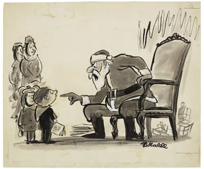 Group of New Yorker cartoons celebrating Christmas and other holidays, 1950–1996 (18) by Franklin P Modell - Auction record, sale price, and art valuation. Compare with similar artists and explore comparable artworks.