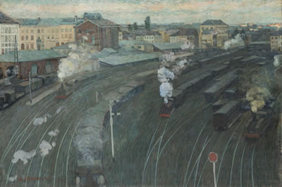 GARE DU LUXEMBOURG, GEL by Henri Ottmann - Auction record, sale price, and art valuation. Compare with similar artists and explore comparable artworks.