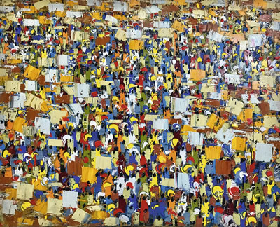 GHANAIAN MARKET SCENE