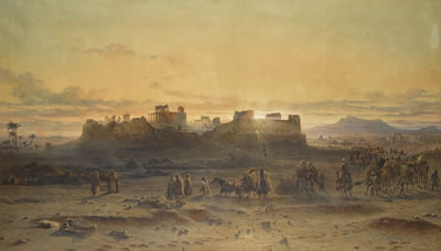 THE RUINS OF THE TEMPLE OF THE SUN, PALMYRA