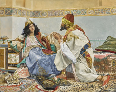 A GIFT FOR THE FAVOURITE by Antonio Maria Fabres y Costa - Auction record, sale price, and art valuation. Compare with similar artists and explore comparable artworks.