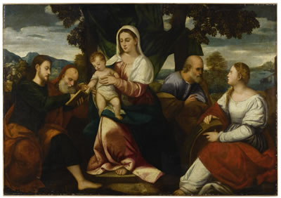 Holy Family with Saints James Major, Jerome and Catherine of Alexandria