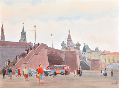 Sample artwork by Xenia Konradovna Kupetsio (1911 - 1997), known for painting - View similar artists and auction records
