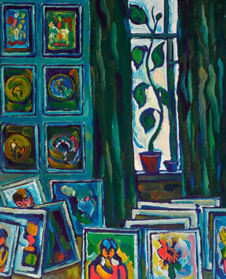 By the Window by Zurab Konstantinovich Tsereteli - Auction record, sale price, and art valuation. Compare with similar artists and explore comparable artworks.