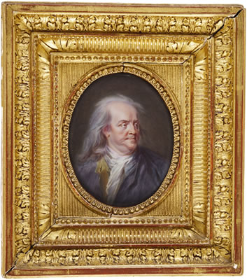 PORTRAIT OF BENJAMIN FRANKLIN (1706-1790), CIRCA 1790 by Jean Baptiste Weyler - Auction record, sale price, and art valuation. Compare with similar artists and explore comparable artworks.
