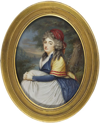 PORTRAIT OF A LADY, CIRCA 1795