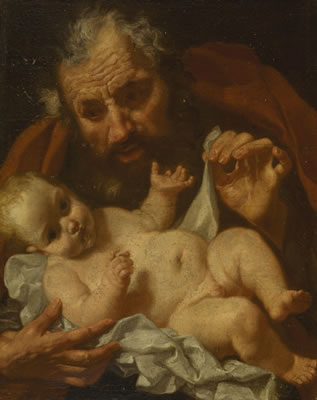 SAINT JOSEPH WITH THE CHRIST CHILD