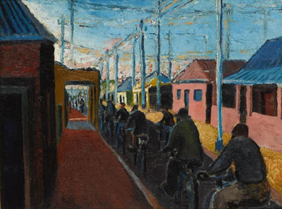 CYCLISTS IN SOPHIATOWN