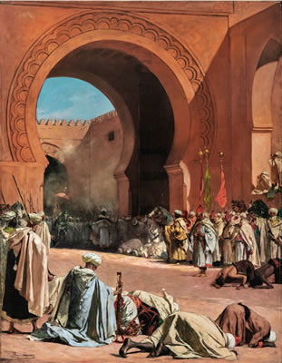 Sample artwork by Benjamin Constant (1845 - 1902), known for figure, portrait, allegorical, religious, exotic painting - View similar artists and auction records
