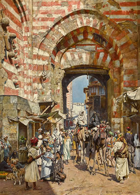 Sample artwork by William Logsdail (1859 - 1944), known for portrait and landscape paintings - View similar artists and auction records
