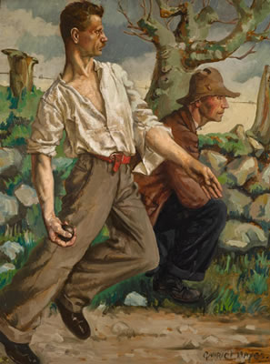 Sample artwork by Gabriel Hayes (1909 - 1978), known for painting - View similar artists and auction records
