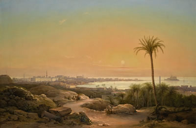 VIEW OF ALEXANDRIA by Nikanor Grigorevic Tschernezoff - Auction record, sale price, and art valuation. Compare with similar artists and explore comparable artworks.