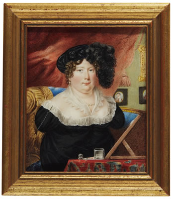 Sample artwork by Sarah Wright Biffin (1784 - 1850), known for miniature painting - View similar artists and auction records