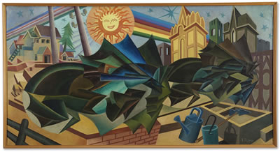 VAMPE GALOPPANTI by Fortunato Depero - Auction record, sale price, and art valuation. Compare with similar artists and explore comparable artworks.