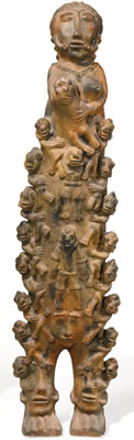 Sample artwork by Seyni Awa Camara (Born 1945), known for terracotta sculptures - View similar artists and auction records