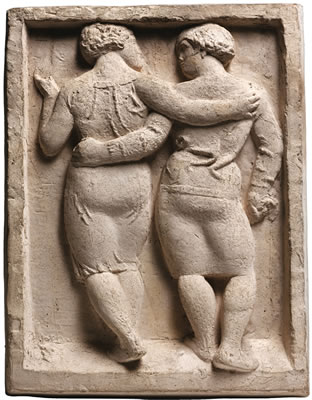 DEUX JEUNES FILLES DE DOS