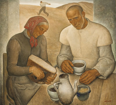 Sample artwork by Antoine (Anto) Carte (1886 - 1954), known for religious figure painting, illustration, drawing, engravings - View similar artists and auction records