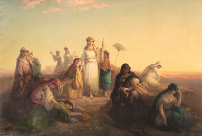 JEPHTHAH'S DAUGHTER IN THE DESERT by Louis Lang - Auction record, sale price, and art valuation. Compare with similar artists and explore comparable artworks.
