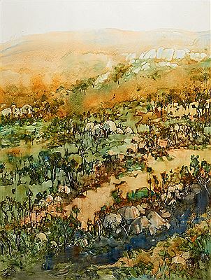 Sample artwork by William Boissevain (1927 - 2023), known for painting; figure and portraiture - View similar artists and auction records