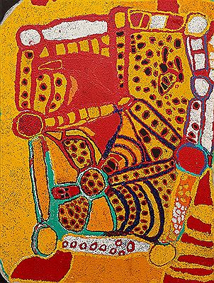 Minyma Kutjara Tjukurpa (Two Sisters), 2006 by Kuntjil Cooper - Auction record, sale price, and art valuation. Compare with similar artists and explore comparable artworks.