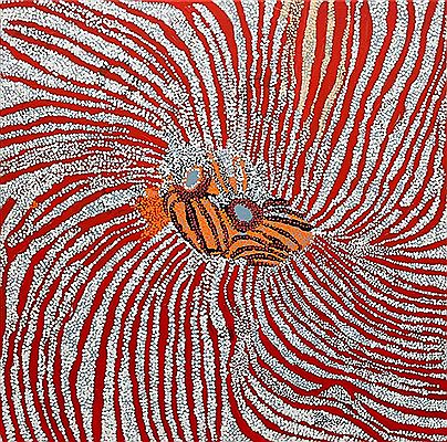 Sample artwork by Nyumitja Laidlaw (Born 1938), known for aboriginal art - View similar artists and auction records