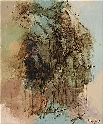 Sample artwork by Ramon Gutierrez (Born 1966), known for painting - View similar artists and auction records