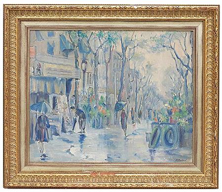 "La Rambla sota la pluja"