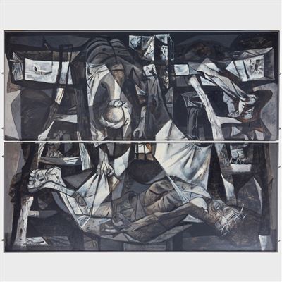Sample artwork by Rico LeBrun (1900 - 1964), known for modernist figure-genre, non objective, sculpture, teaching - View similar artists and auction records