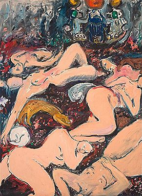 Sample artwork by Minnette Vari (Born 1968), known for painting - View similar artists and auction records