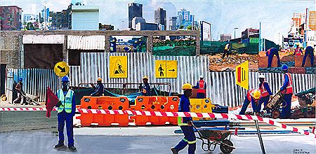 Johannesburg Construction Workers