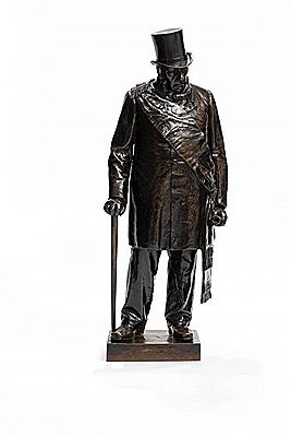 Sample artwork by Anton Van Wouw (1862 - 1945), known for commemorative sculpture, figure, portrait bust - View similar artists and auction records