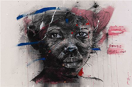 POWER OVER LOVE by Nelson Makamo - Auction record, sale price, and art valuation. Compare with similar artists and explore comparable artworks.