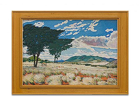 Landscape with Lone Oryx